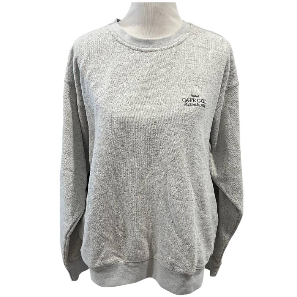 Cuffy's of Cape Cod Men's Gray Crewneck Sweatshirt Size Large